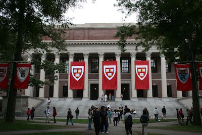 Harvard University, courtesy Wikipedia Commons.