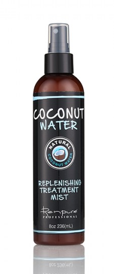 Renpure Black Line Coconut Water Replenishing Treatment Mist, courtesy photo.