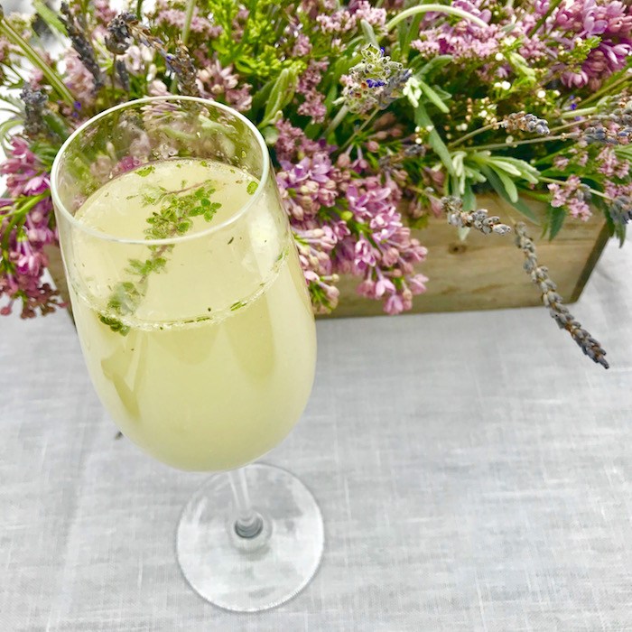 The Bear and Star's The Greens, with muddled mint, cucumber, thyme sprig, green chartreuse, white rum, sparkling wine & lime juice. Courtesy photo.