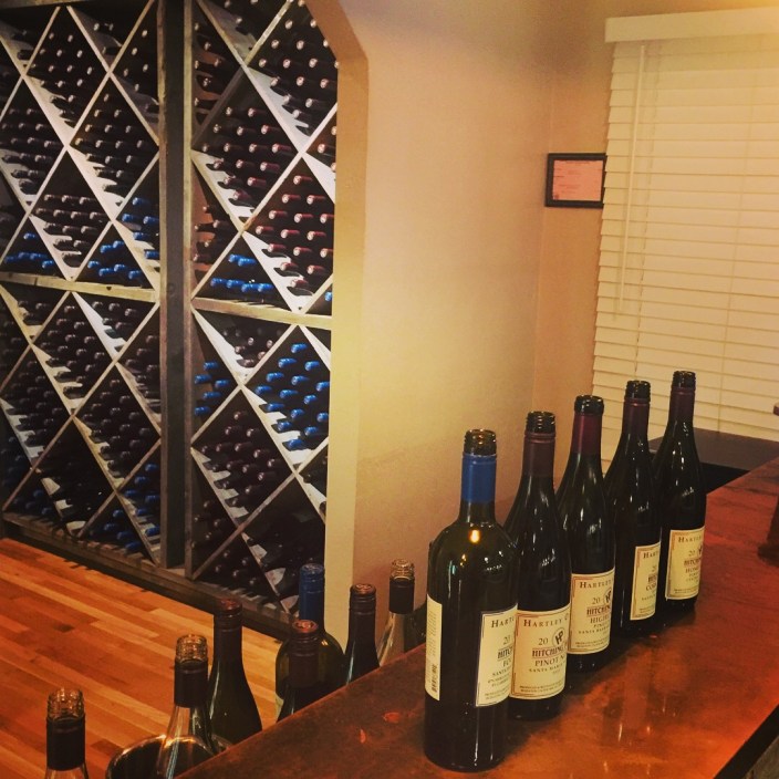 Inside the Hitching Post Wine Tasting Room, photo by Leslie Dinaberg.