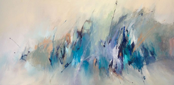 Ann Shelton Beth, “Wave Energy,” oil on canvas.