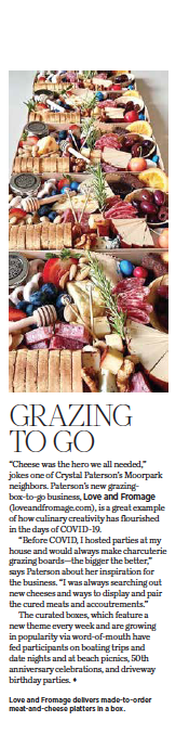 805 Living September 2020, Grazing to Go, story by Leslie Dinaberg. 