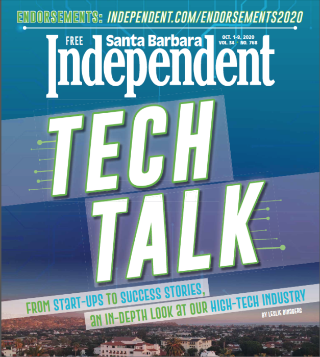 Tech Talk Special Issue for Santa Barbara Independent, published October 1, 2020.