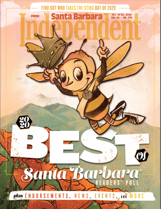 From Santa Barbara Independent, Best Of Issue cover, October 15, 2020.